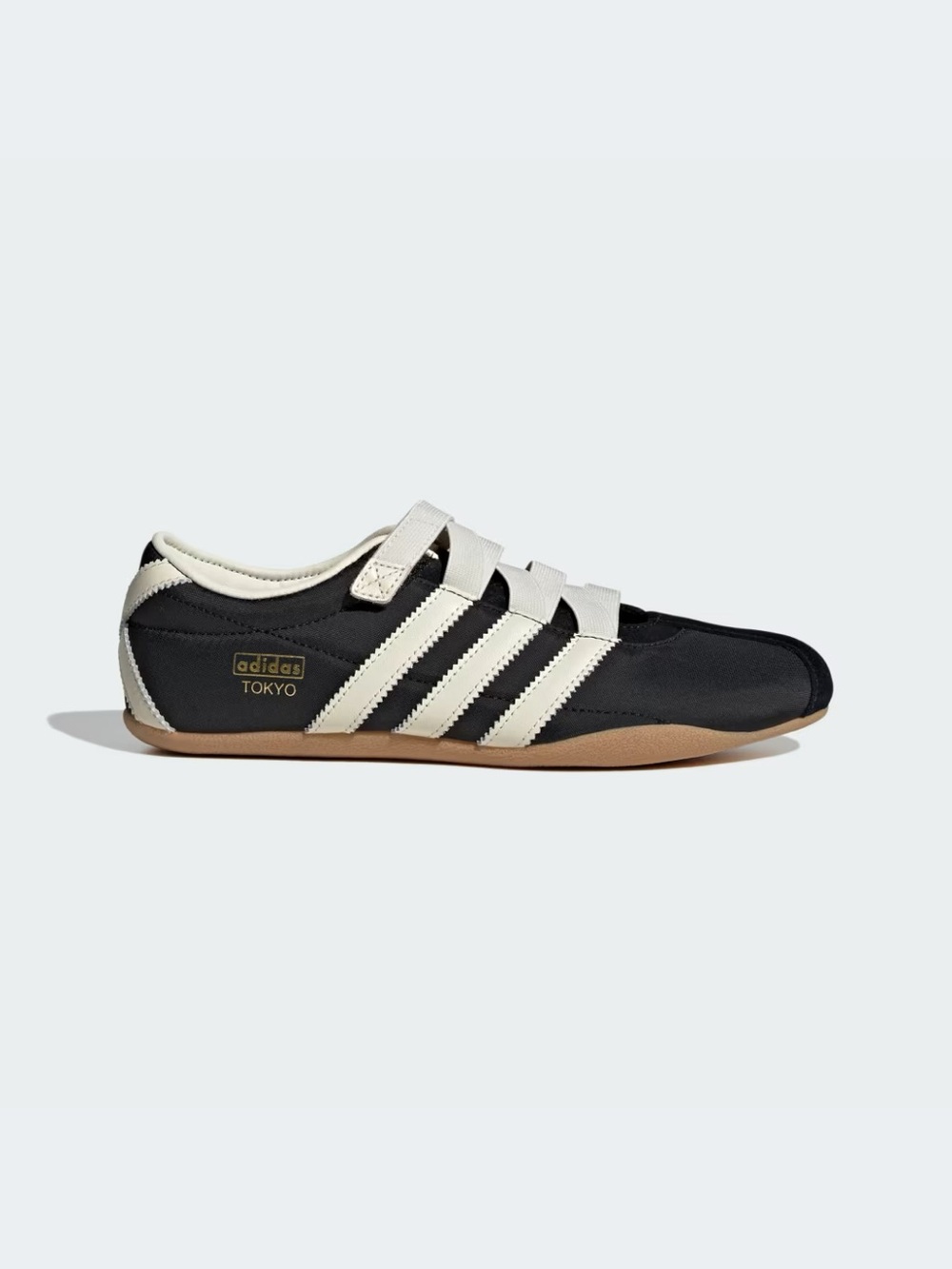 adidas Tokyo Black and Off-White Leather Sneaker